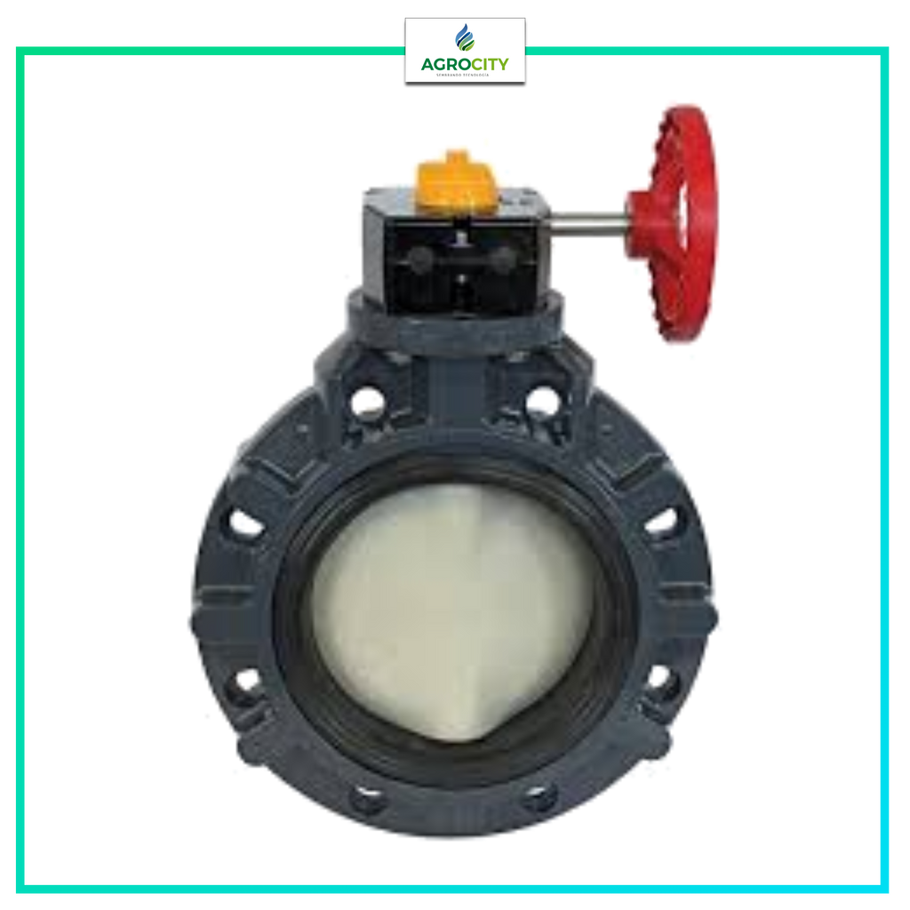 VALVULA MARIPOSA TIPO 57P WAFER OPERADOR ENGRANES