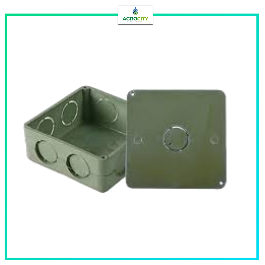 CAJAS CUADRADAS CONDUIT VERDE