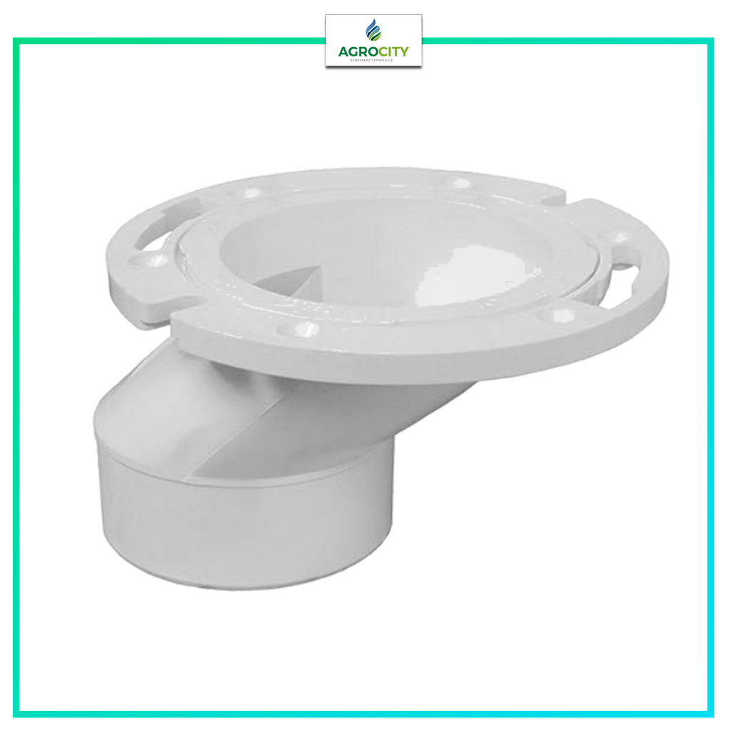 BRIDA SANITARIA OFFSET ARO DE PLASTICO CEM CEM