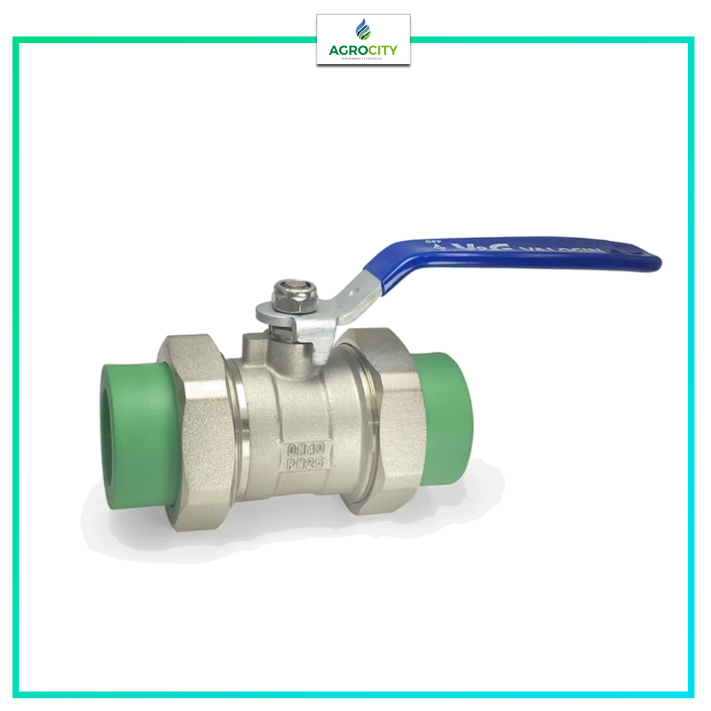 VALVULA DOBLE UNION POLIPROPILENO TERMOFUSION