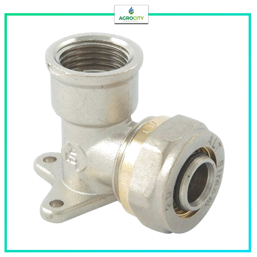 CODO OREJA ROSCA HEMBRA MULTICAPA PARA GAS