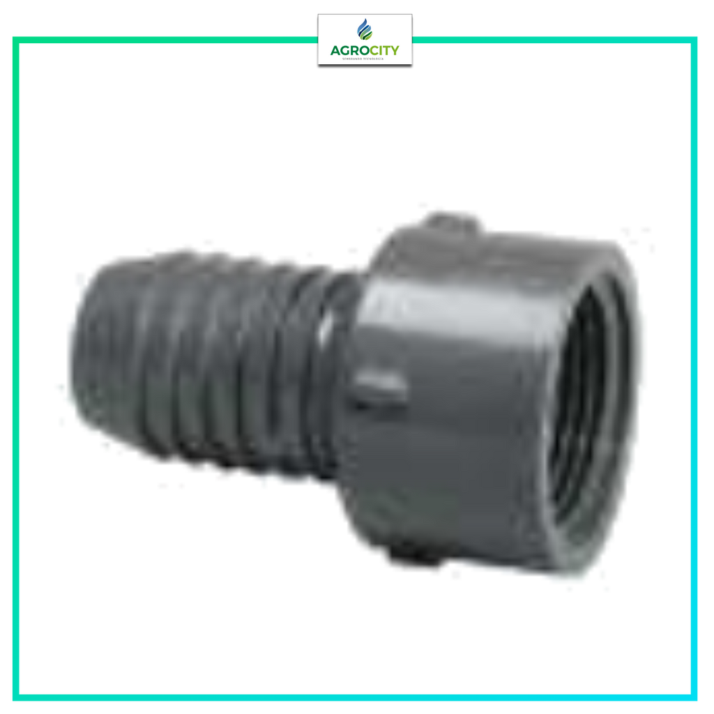 ADAPTADOR HEMBRA PVC GRIS RH