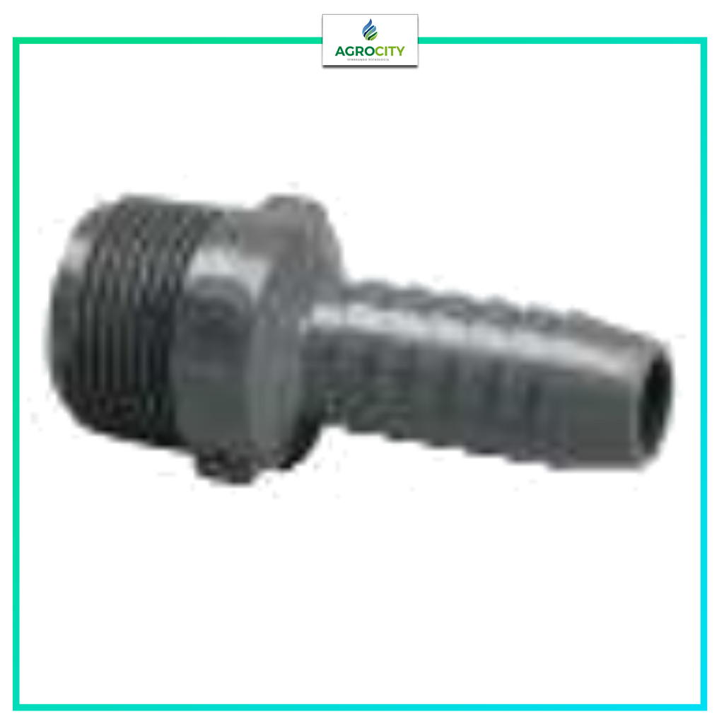 ADAPTADOR MACHO REDUCIDO PVC GRIS