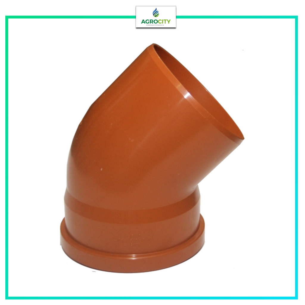 CODO 45 PVC METRICO CAMPANA