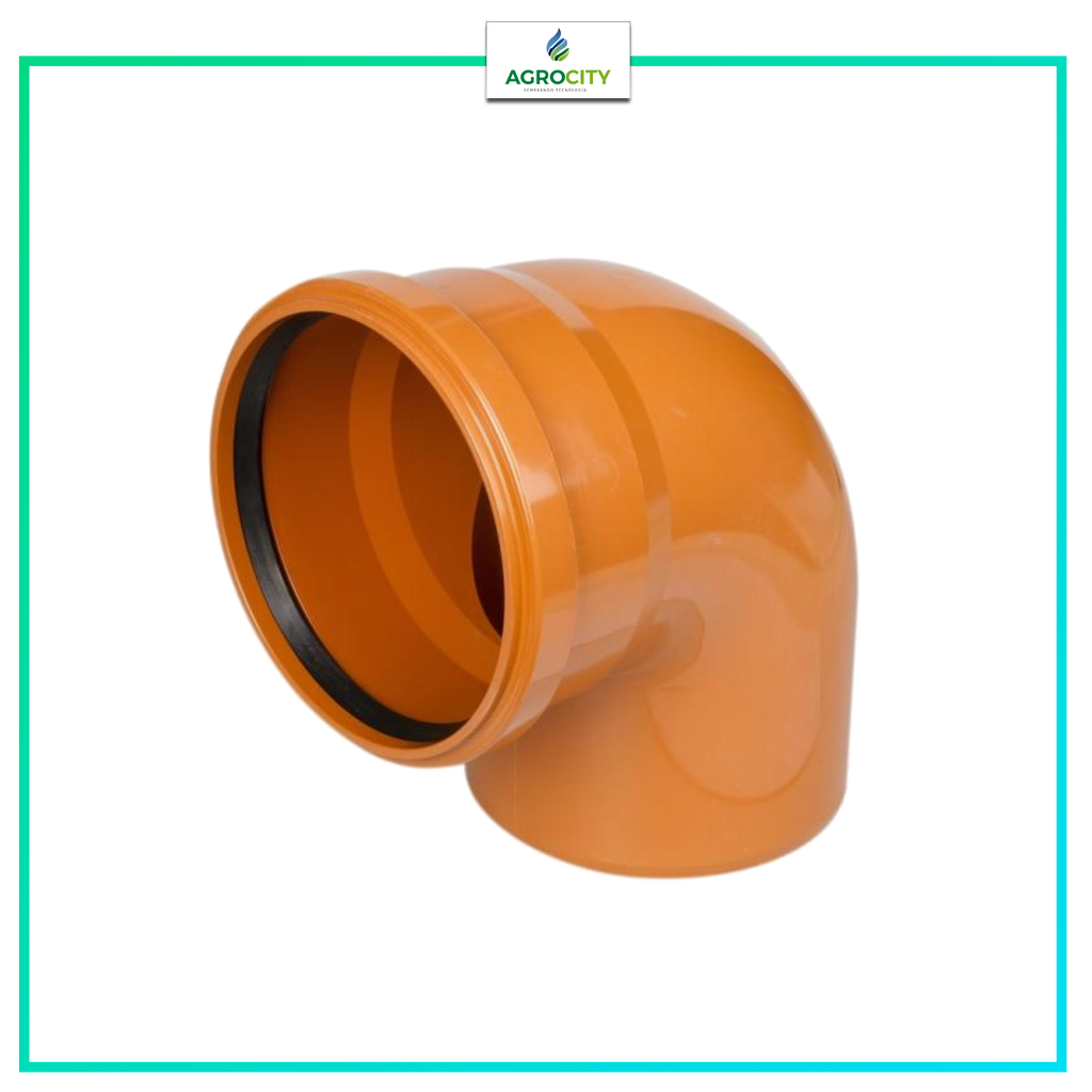 CODO 90 PVC METRICO MARRON