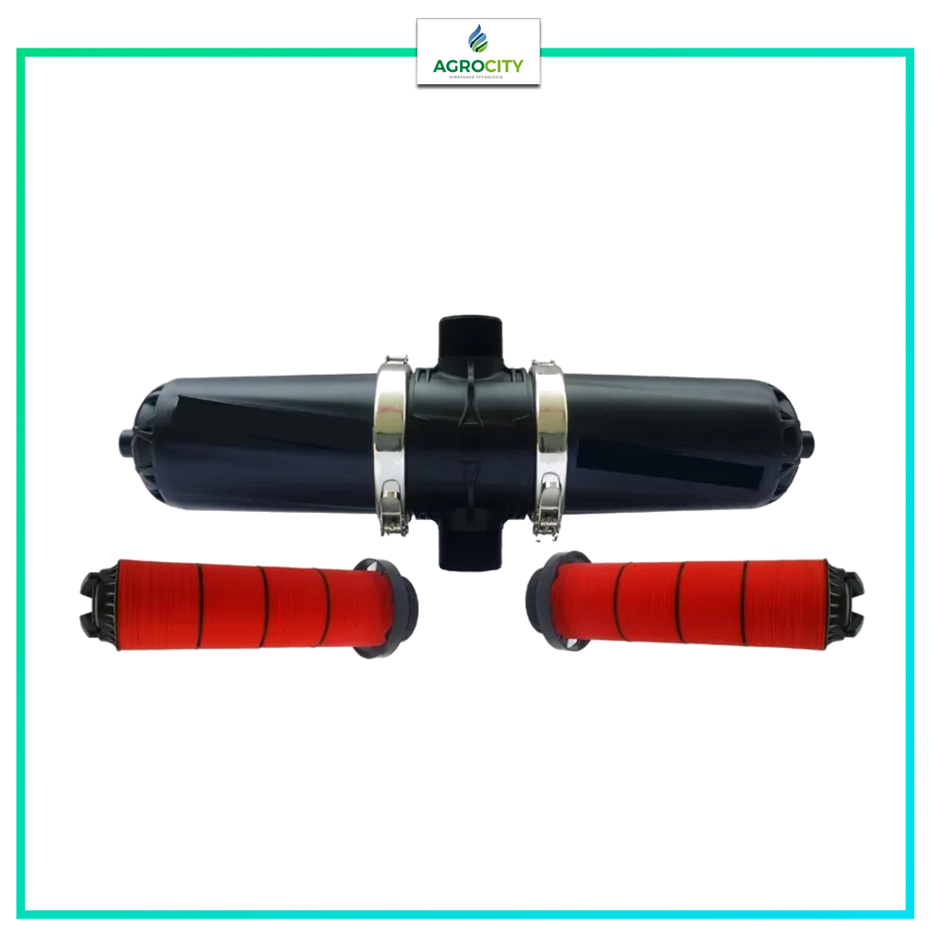 FILTRO DE DISCOS ­DOBLE CABEZA MNPT