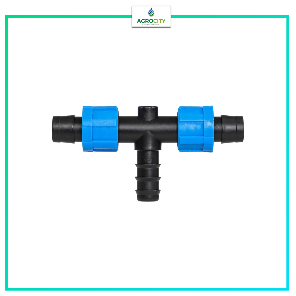CONECTOR TEE MANGUERA X ­CINTAX CINTA AZUL