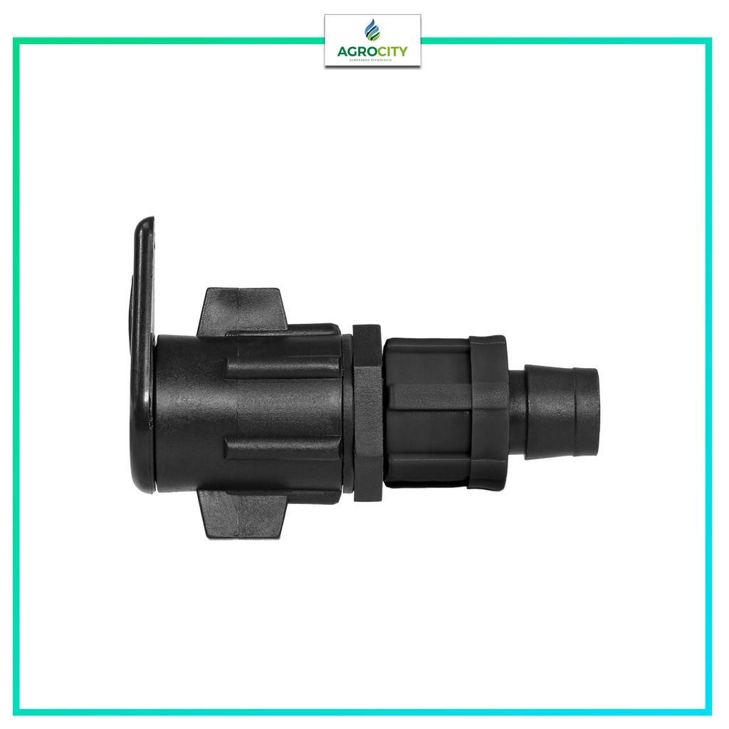 CONECTOR ­NEGRO OREJA GRANDE LAYFLAT