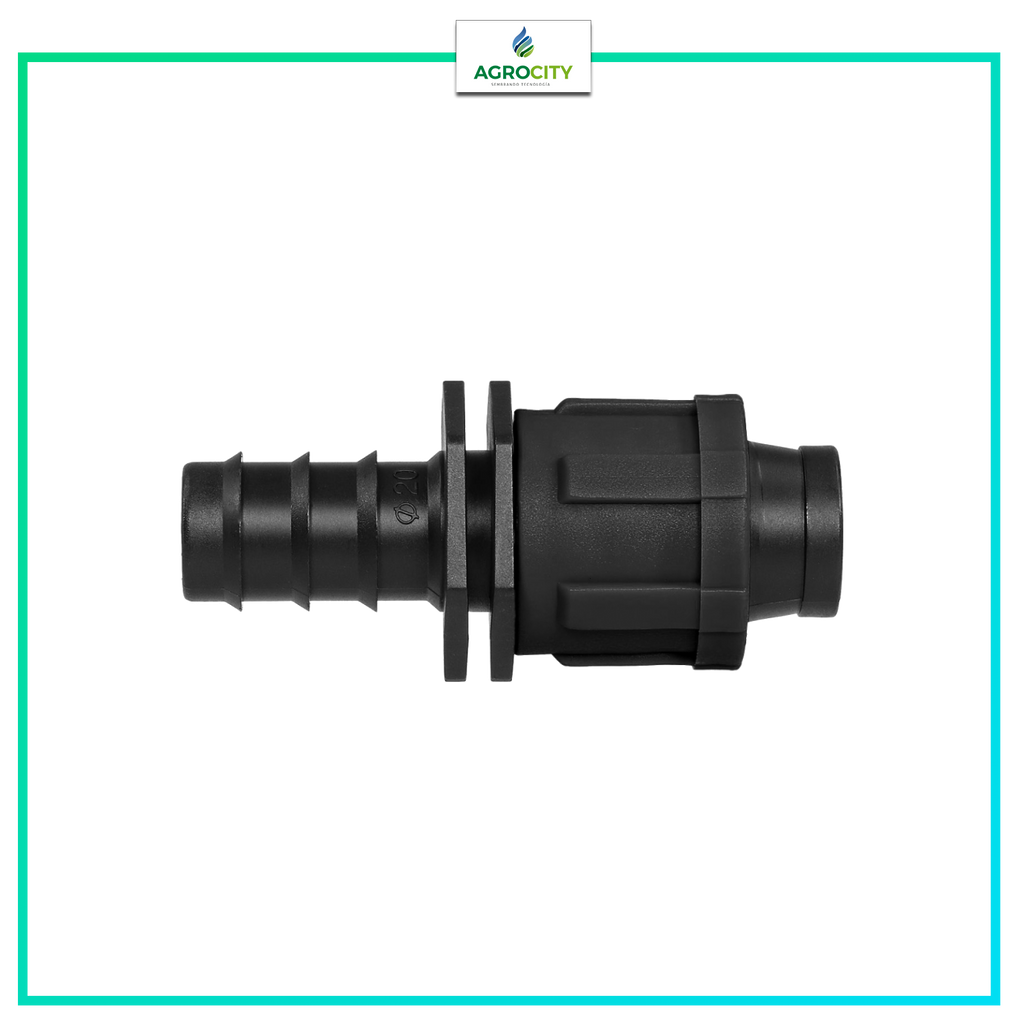 CONECTOR ­NEGRO MANGUERA 20 MM