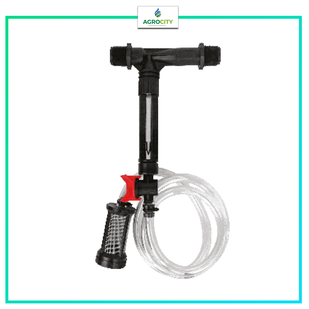 INYECTOR VENTURI CON SUCCION Y ROTOMETRO