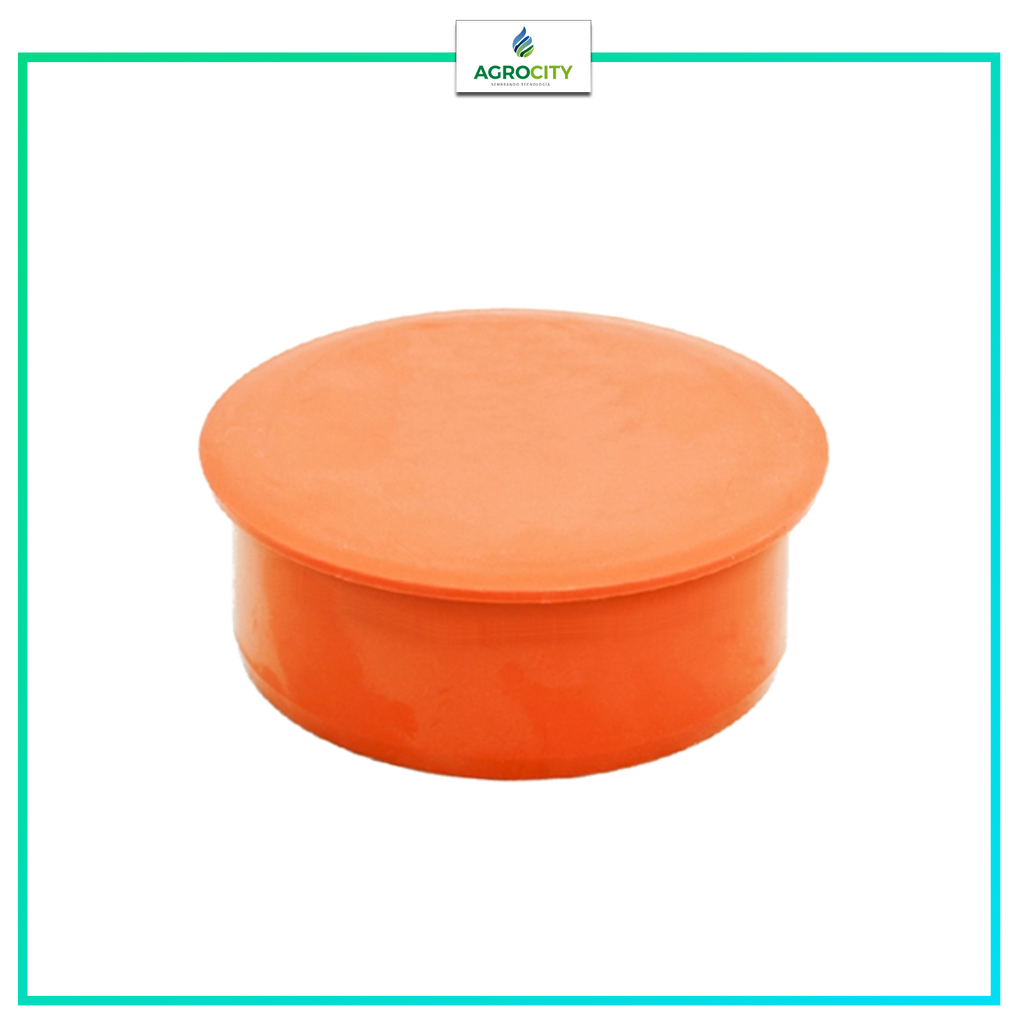 TAPA DE INSERCION PVC METRICO ­NARANJA Y GRIS