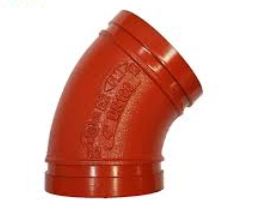 CODO 45 RANURADO MODELO E451